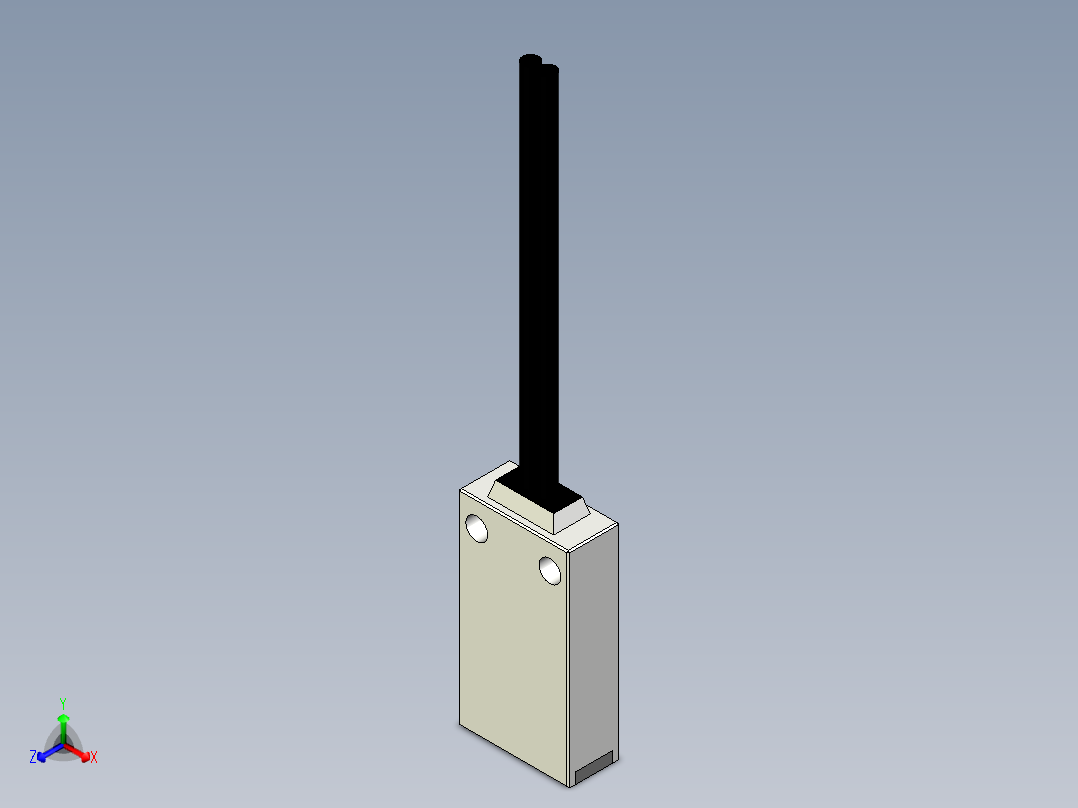 矩阵光纤_漫反射型FR-S21正等轴测图