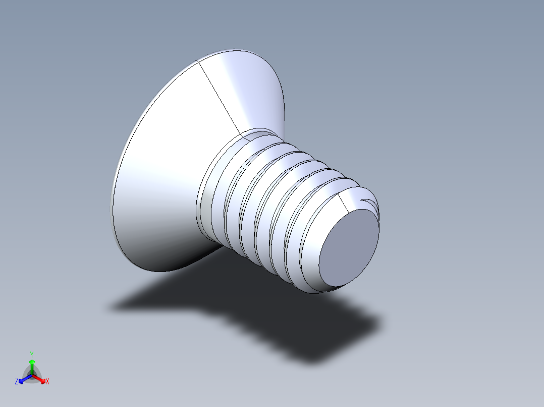 制沉头螺钉-M4_Counter_sunk_5.IGS