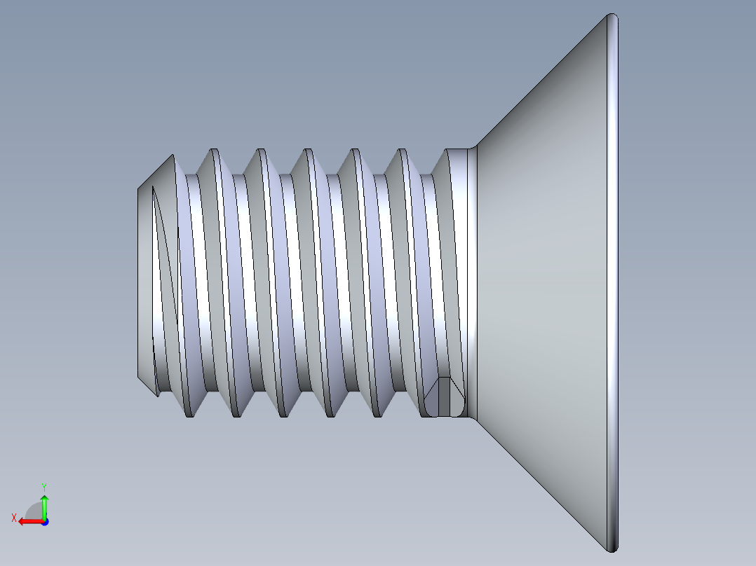 制沉头螺钉-M4_Counter_sunk_5.IGS后视图