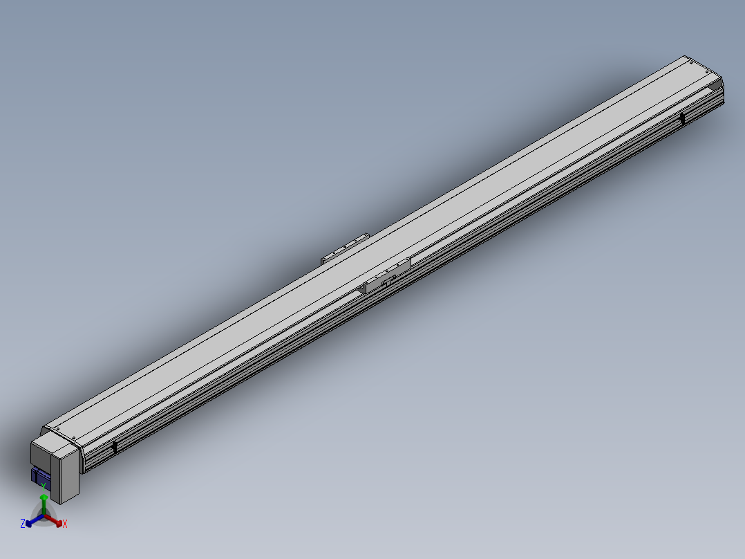 精密模组MT220-L150-2900-RD-M75-C4正等轴测图