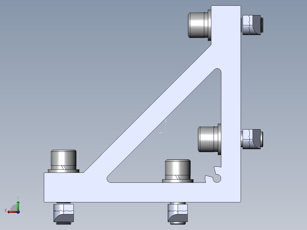 铝型材及其附件3.31.100.40.40.ST右视图