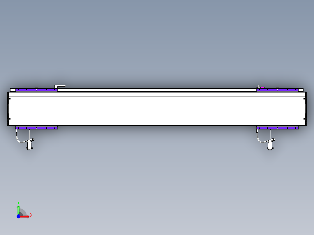 威洛博VL系列直线电机模组-2VL17E3-S950前视图