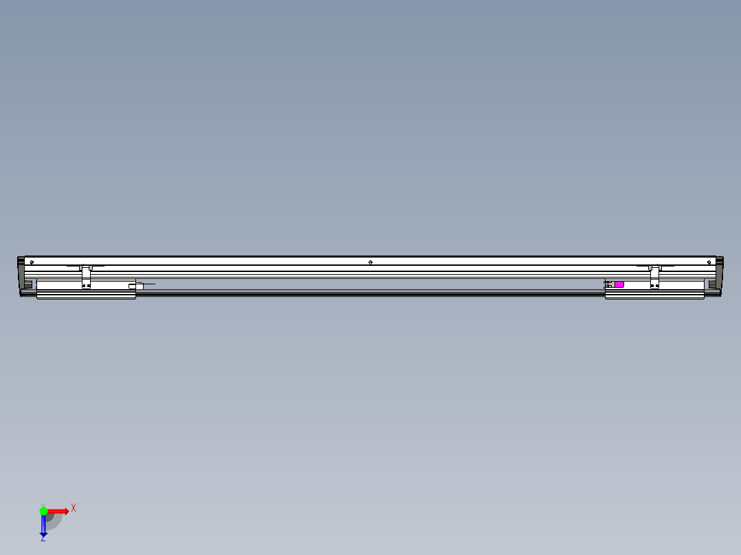 威洛博VL系列直线电机模组-2VL17E3-S950俯视图