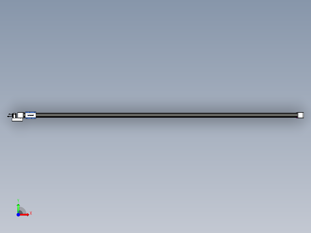 威洛博LB.GB同步带传动--欧规系列GB8-L96-S4400-BL-P40前视图