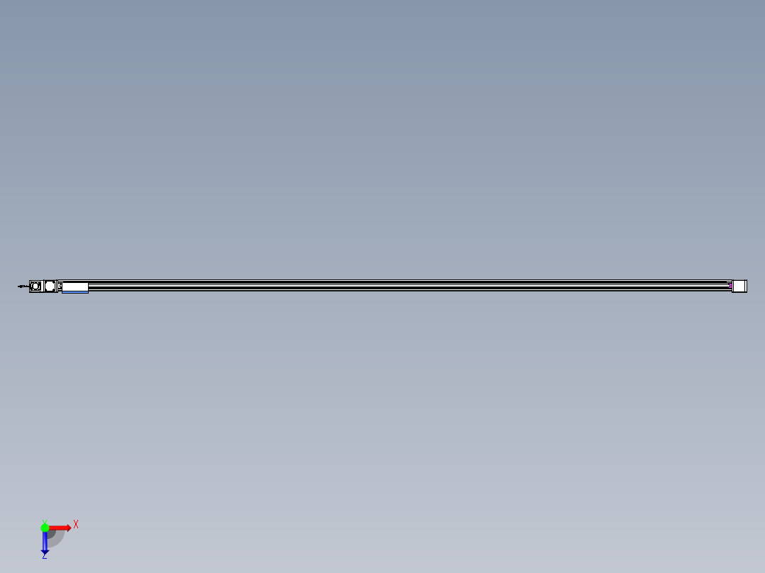 威洛博LB.GB同步带传动--欧规系列GB8-L96-S4400-BL-P40俯视图