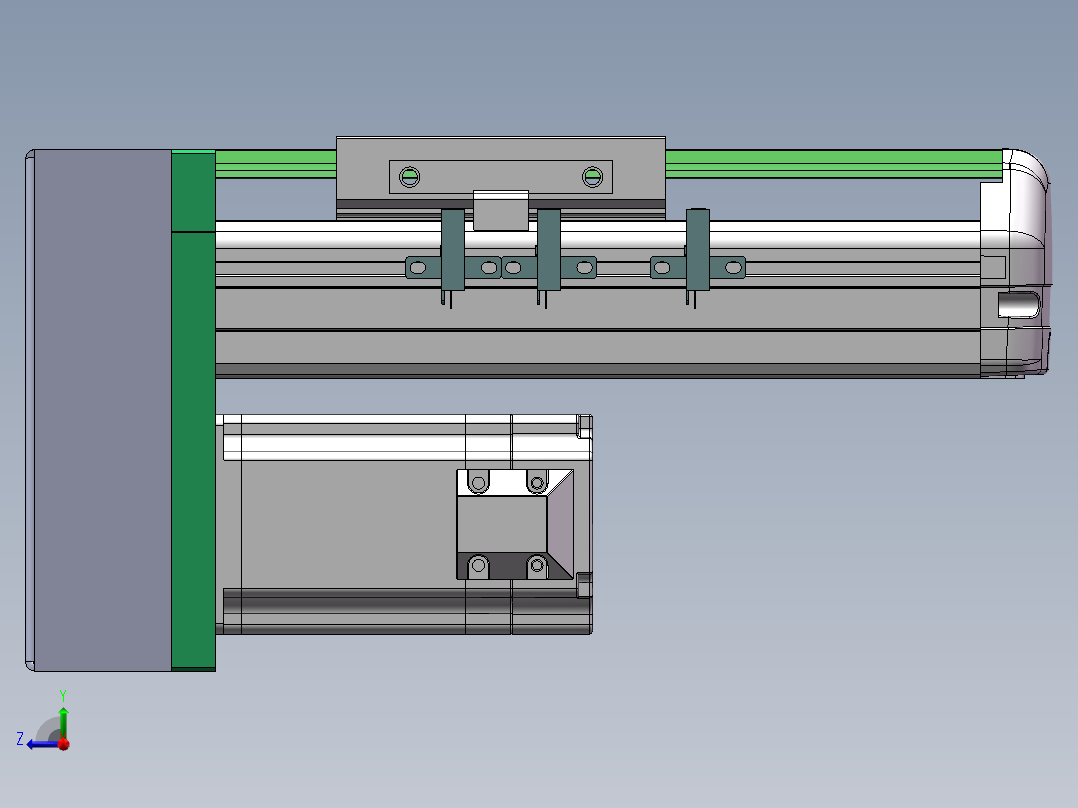 MTH丝杆半封闭模组MTH10-BM-60右视图