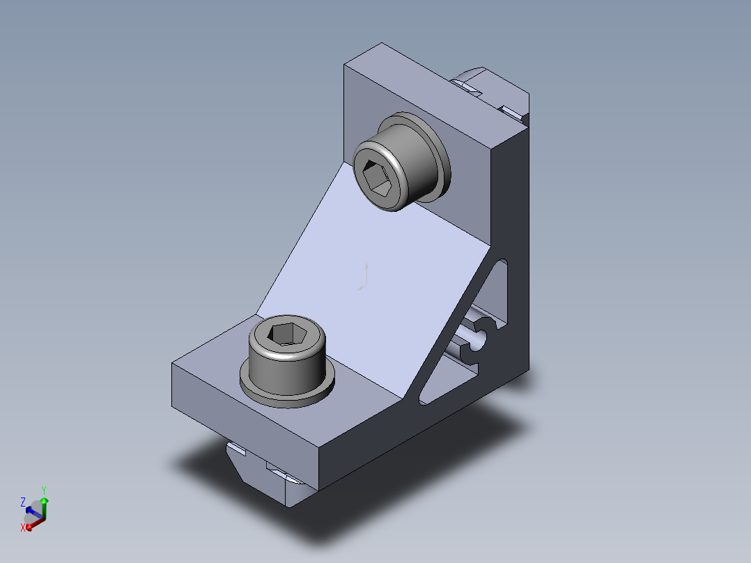 铝型材及其附件3.31.50.45.45.ST正等轴测图