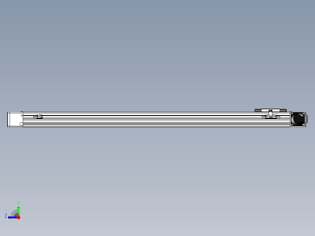 同步带滑台-欧规BC6-L120-S1000-R-P40-D3右视图