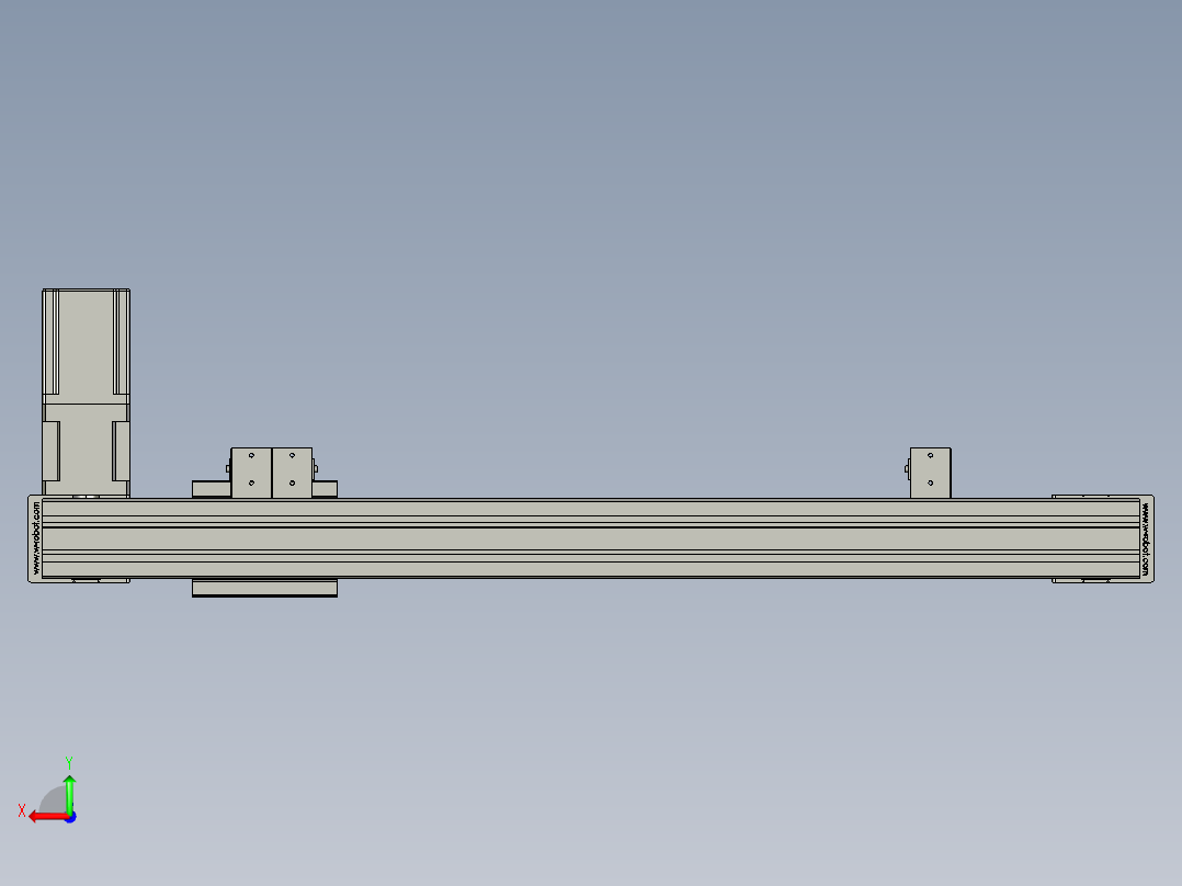 威洛博LB.GB同步带传动--欧规系列EBF5-L11-S450-BL-P20-C4后视图