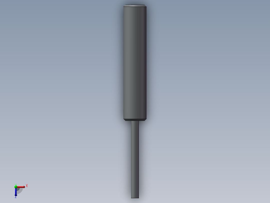 电容式接近传感器M12X40俯视图