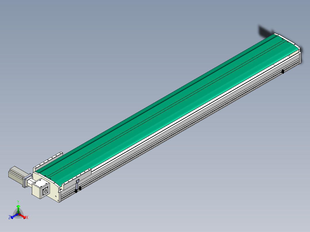 东锦同步带传动-直线滑台模组DH270B-C-L150-S1950-BL-P750W-C3