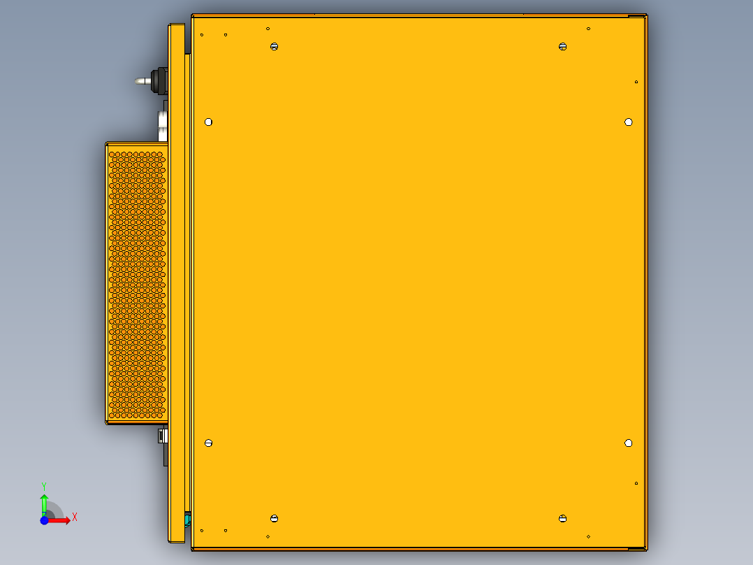 电器柜 电控柜 (56) 机械设计素材前视图