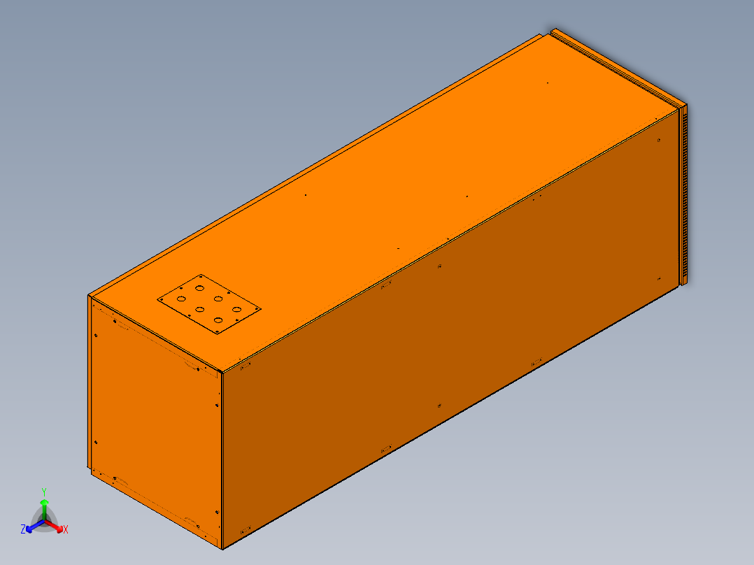 电器柜 电控柜 (56) 机械设计素材正等轴测图
