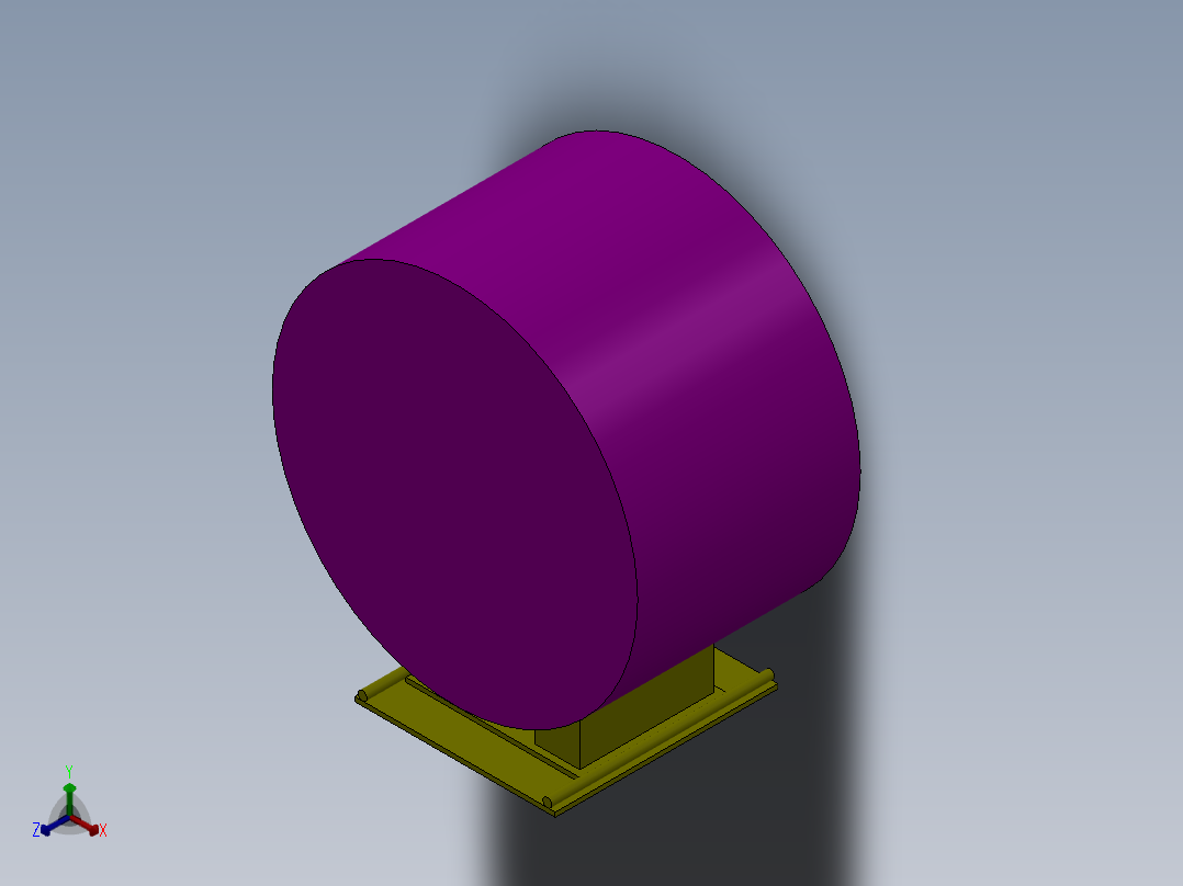 支架 (14)正等轴测图