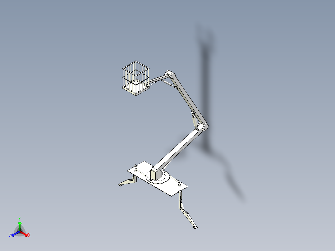 高空作业车工程样机设计含三维图加说明书