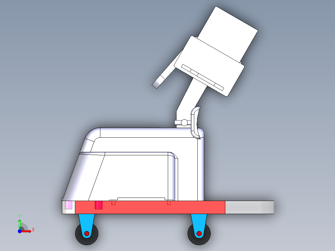 智能移乘护理机器人设计-含catia三维图前视图