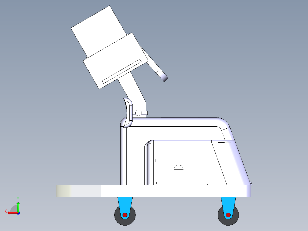 智能移乘护理机器人设计-含catia三维图后视图