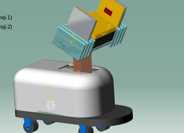 智能移乘护理机器人设计-含catia三维图