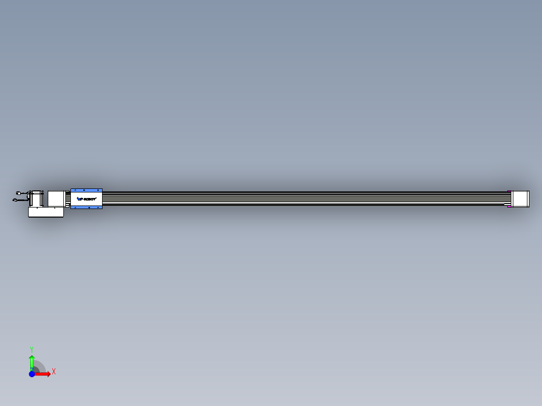 威洛博LB.GB同步带传动--欧规系列GB8-L96-S2300-BL-P75前视图