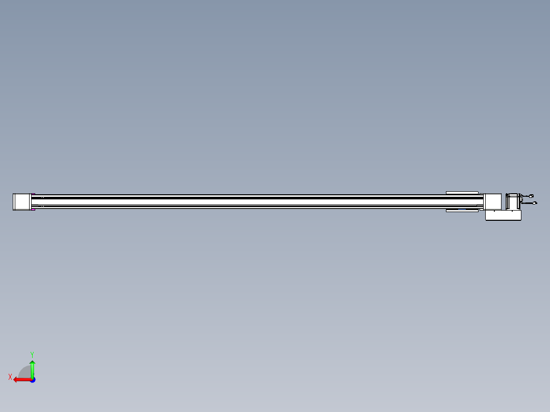 威洛博LB.GB同步带传动--欧规系列GB8-L96-S2300-BL-P75后视图