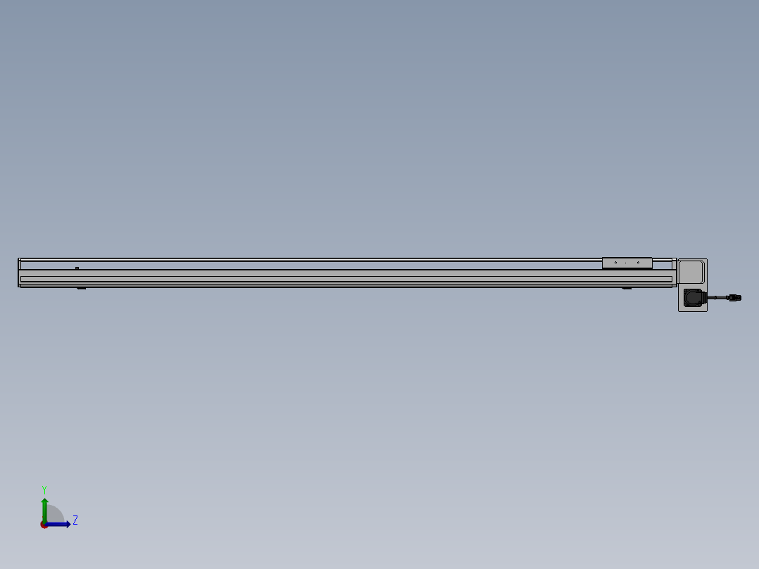 精密模组MT100-L78-1200-RD-M10-C4左视图