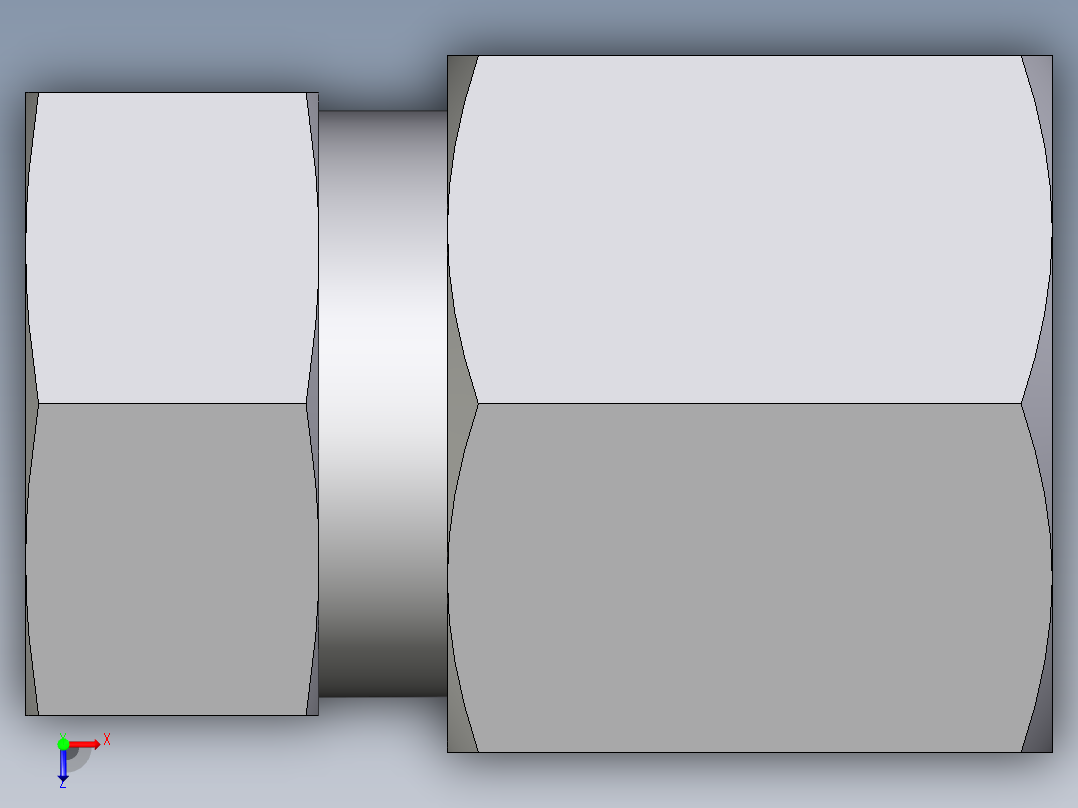 卡套式工业通用硬管接头EO_Blanking_plug_for_tube_ends_ROV08SCF俯视图