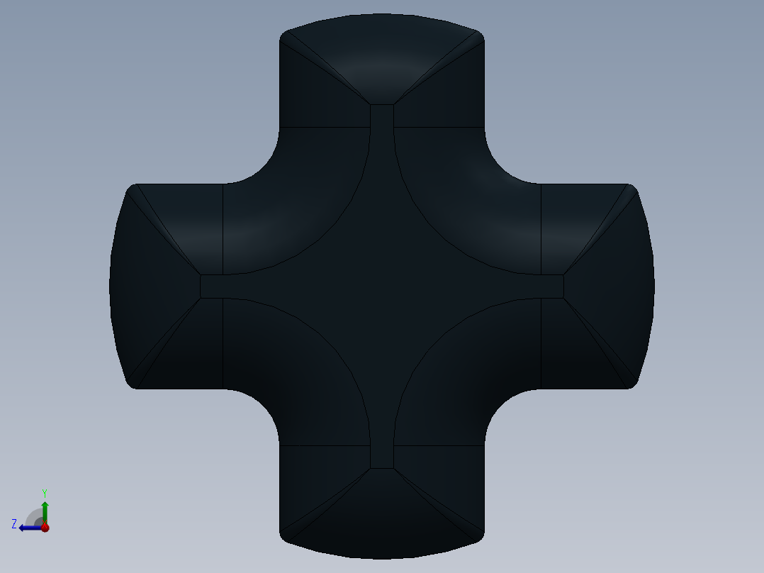 乐高机械组车桥-32062 Black Technic Axle 2 Notched.SLDPRT右视图