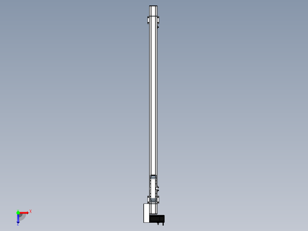 Toyo东佑达直线模组-M65-S-1300-L-M40-C4俯视图