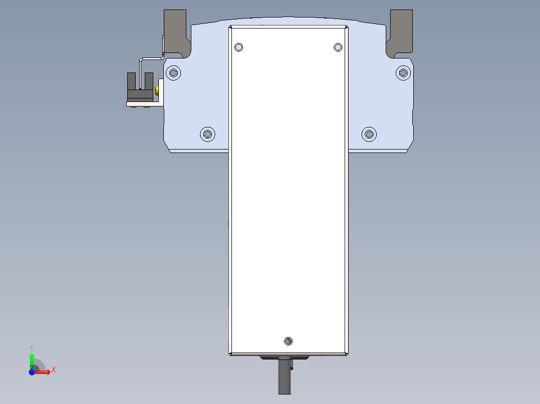 MTH丝杆半封闭模组MT136BS-BM-400W前视图
