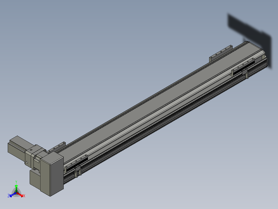 直线模组LHB17-L40-S1150-RU设计图纸