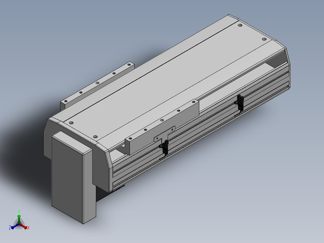 精密模组MY220-T10-250L-BM-P75B-C4-C正等轴测图