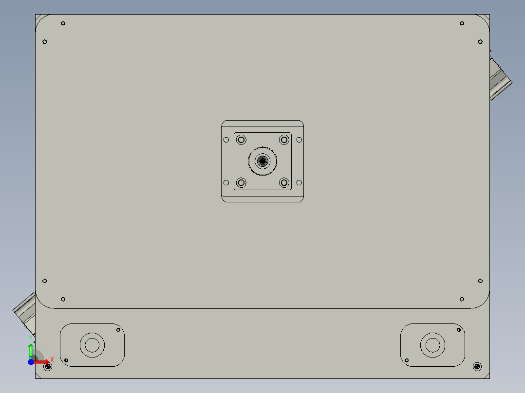 行程可调冲床前视图