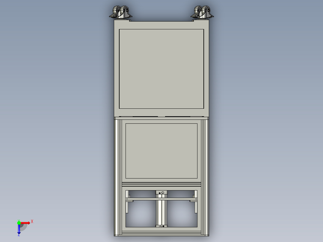 行程可调冲床俯视图