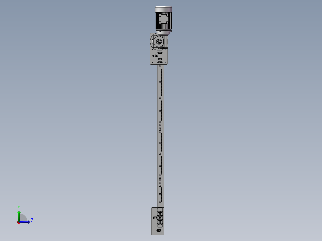 同步传送带左视图