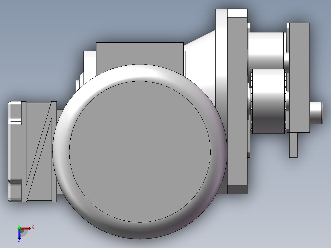同步传送带俯视图