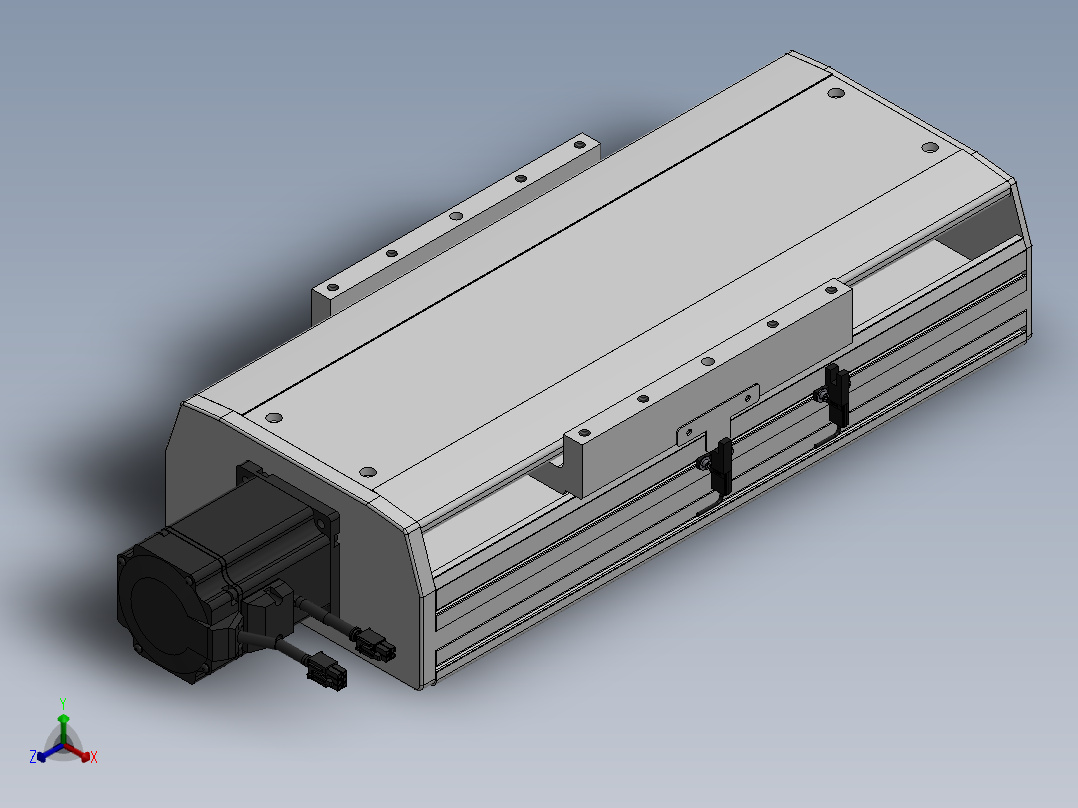精密模组MY220-T10-100L-BC-P75B-C4-C正等轴测图