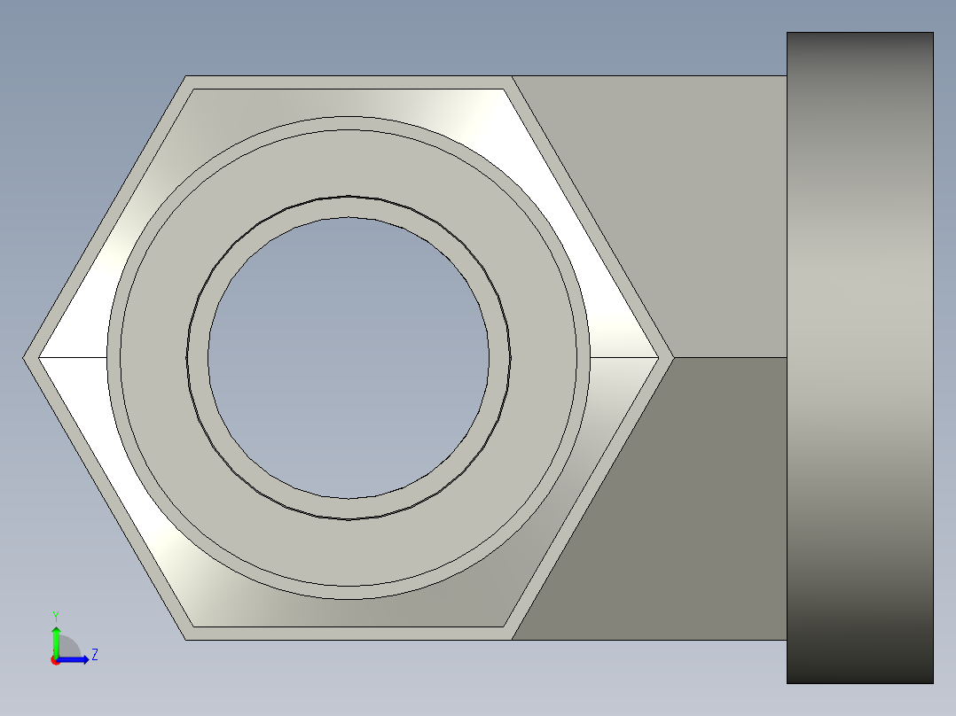 卡套式工业通用硬管接头12_obu-s左视图