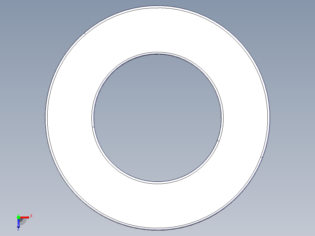 平面推力球轴承51103俯视图