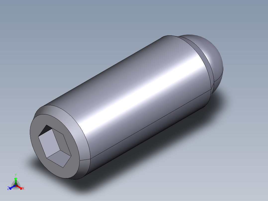 定位柱(中荷重)(英吋) 2B03-3D多系列多零件图纸模型