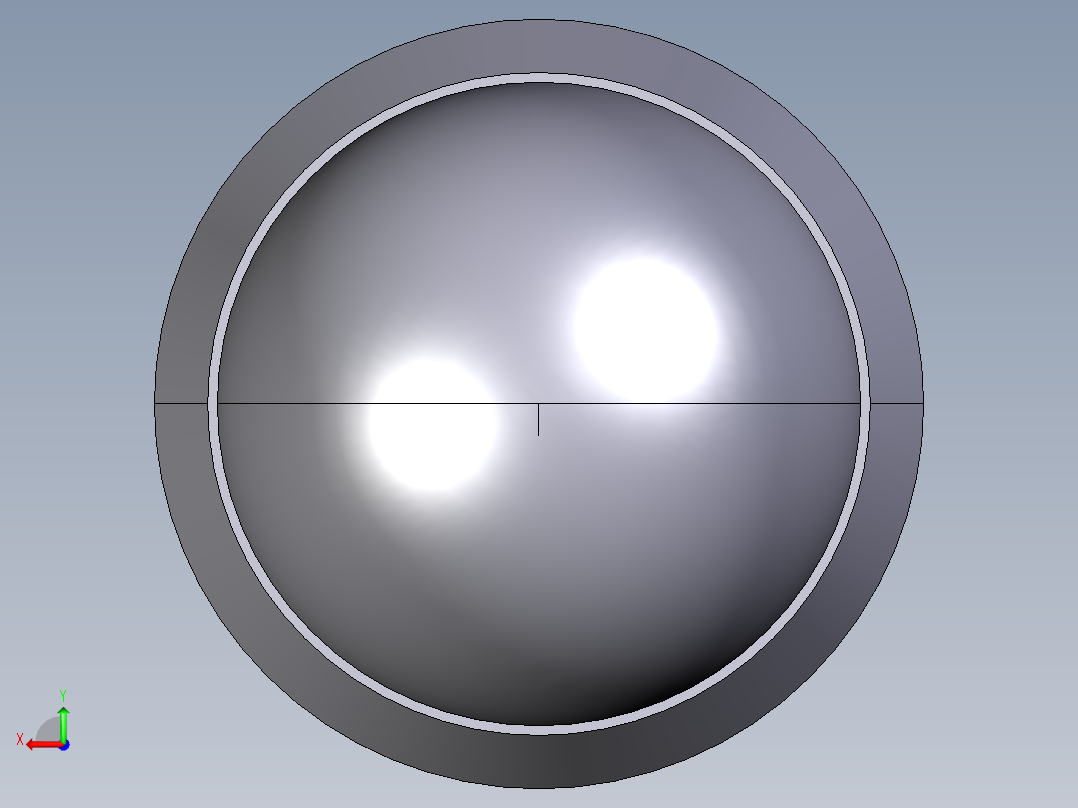 定位柱(中荷重)(英吋) 2B03-3D多系列多零件图纸模型后视图
