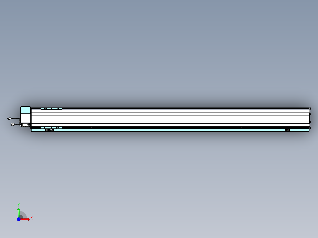 威洛博VBF同步带传动一般环境VBF14-L45-S1550-BRD-ZP40-C3前视图