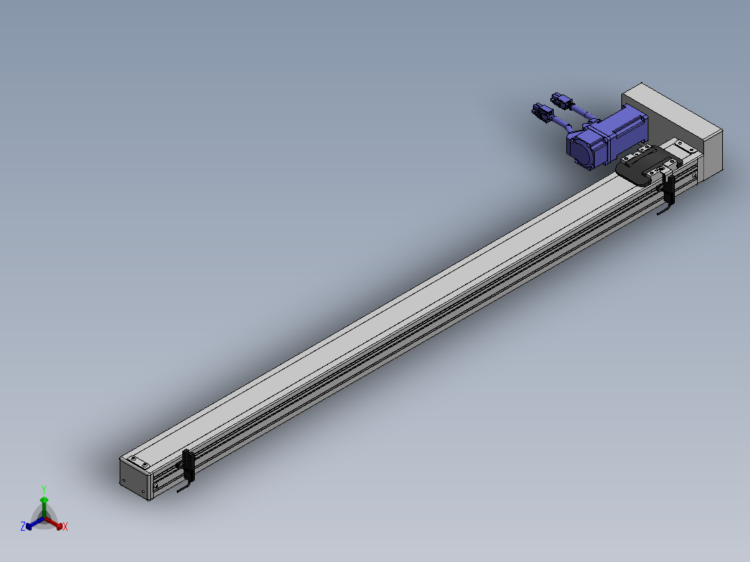 精密模组MY50-T10-800L-BL-P10B-C4-C正等轴测图
