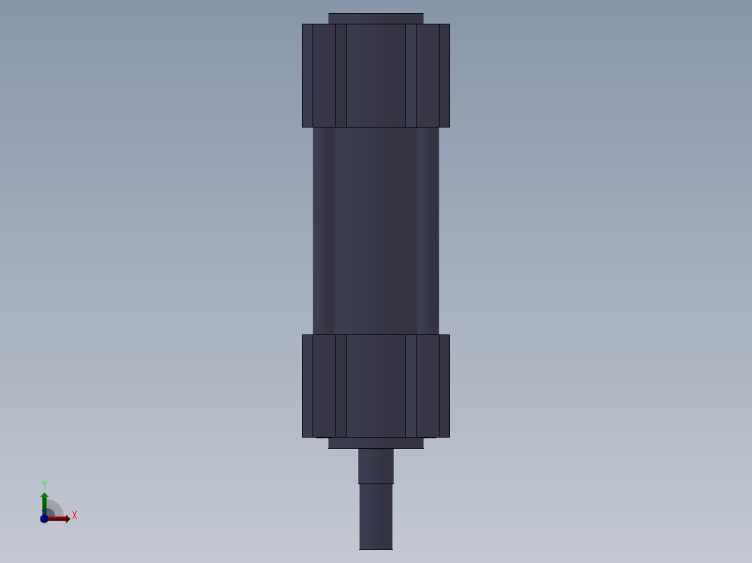6.SC40X50气缸前视图