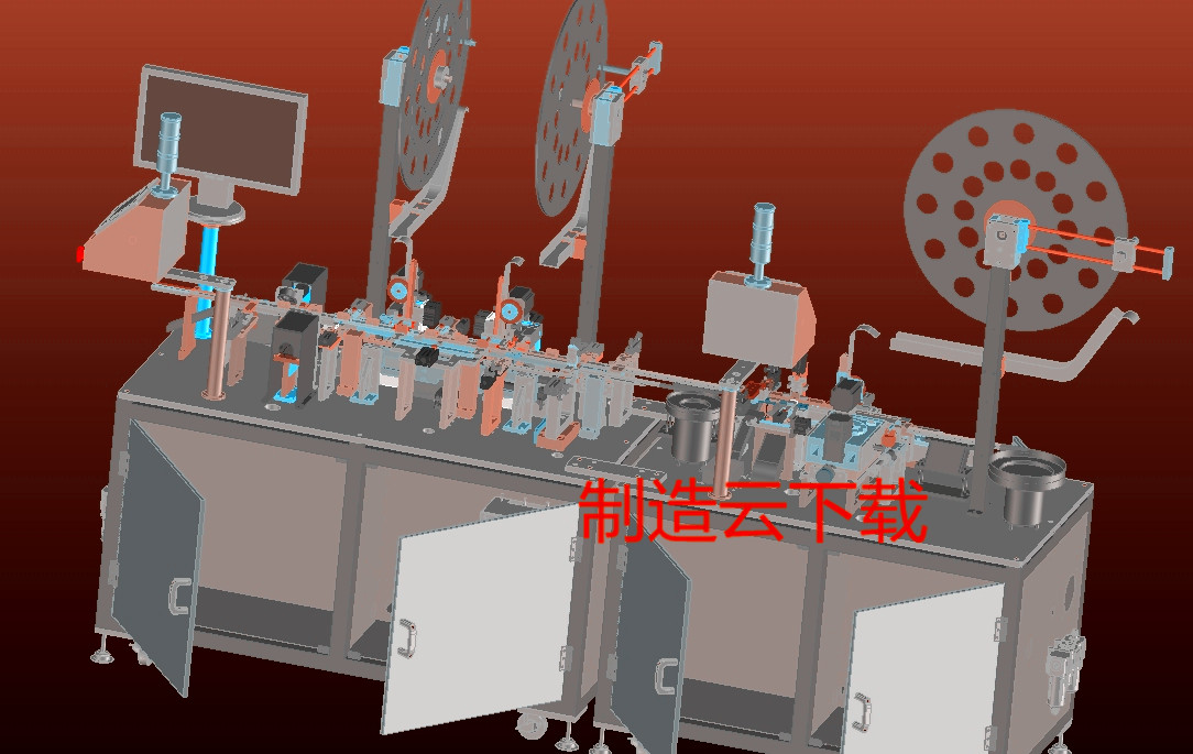 FPC-6PIN后锁式全自动机（自动装COVER焊片CCD检测）