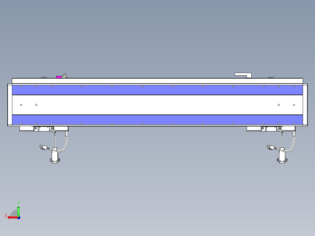 威洛博VL系列直线电机模组-2VL14S2-S550后视图