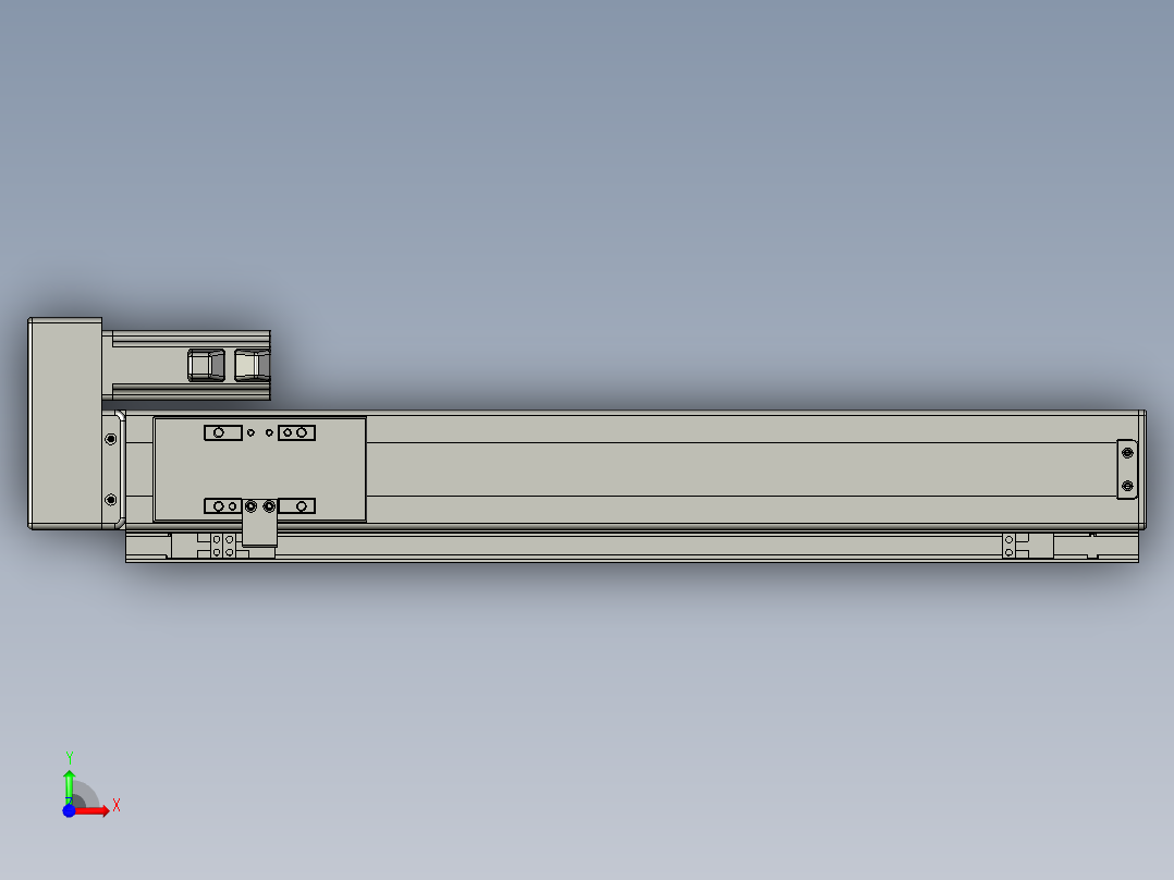 VF丝杆传动-一般环境VT6-L10-C-S400-BR-P10-D4前视图