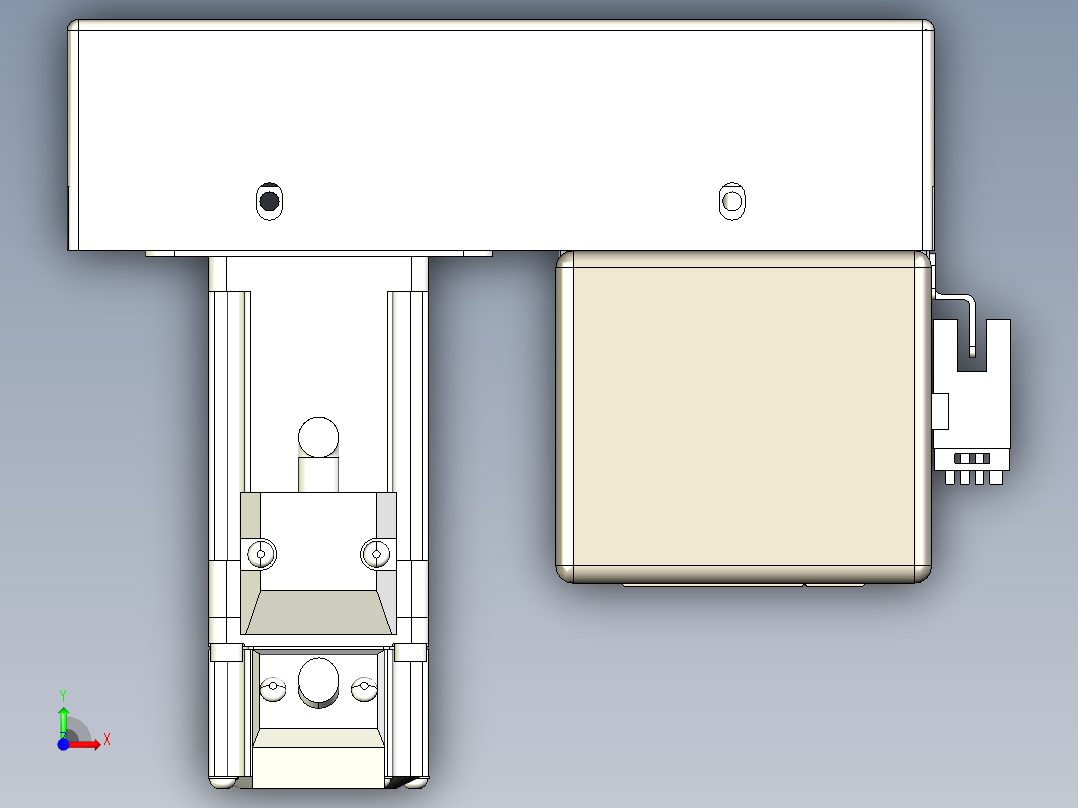 同步带全封闭直线模组TPA-HCB-65S-90-L350-ML-C-P10-N3前视图