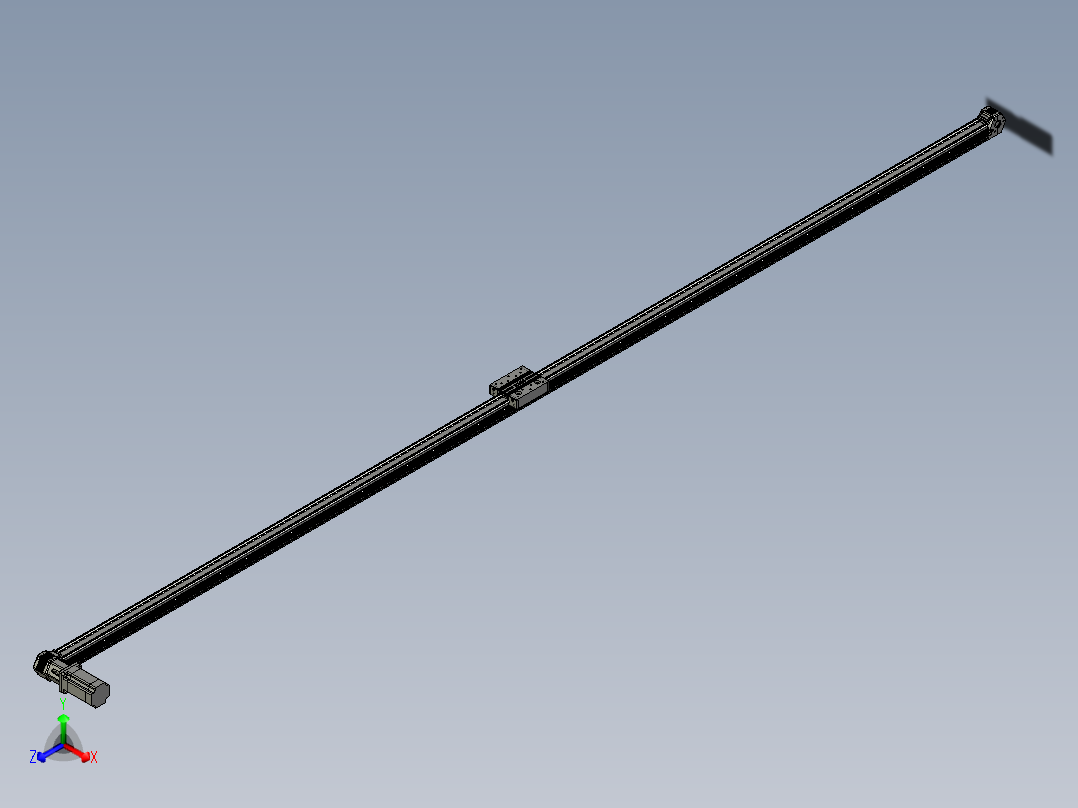 模组FPB45-L3000-L正等轴测图