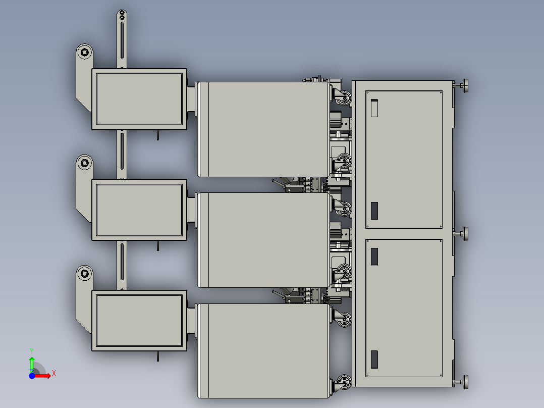 锂电池检测装备前视图