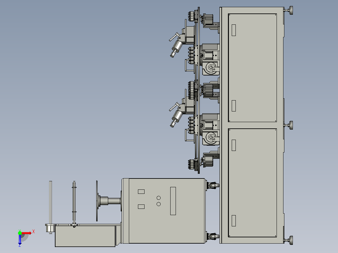 锂电池检测装备俯视图
